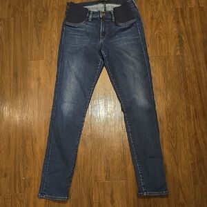 J Brand Dark Blue Women's  Maternity Skinny Jeans